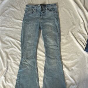 Hollister Blue Flare Wide Leg Jeans